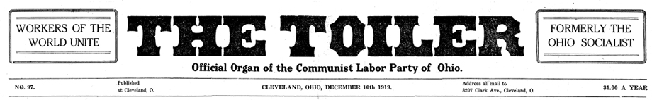 The Toiler Masthead